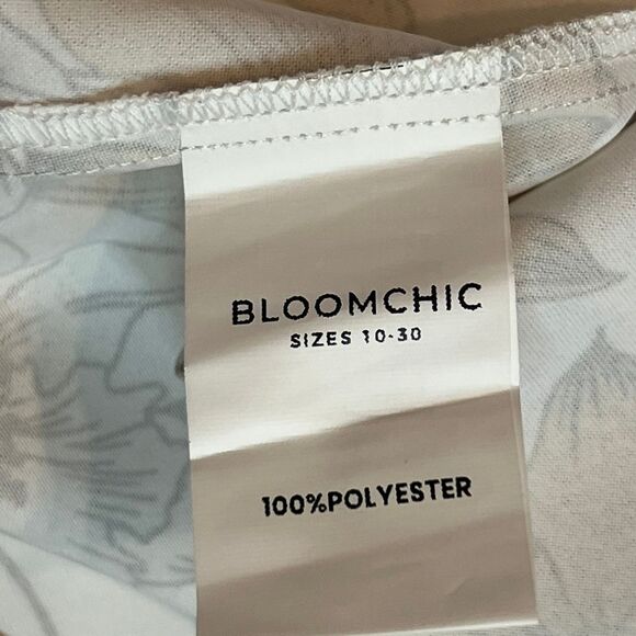 BloomChic Blouse Womens 14/16 Floral Boho Relaxed Top Shirring Cottage Shirt - Picture 9 of 10